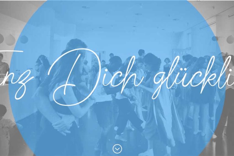 Tanz dich glücklich mit Simone Cavin. Eine geführte Tanzstunde mit Disco und freiem Tanzen im Anschluss.
